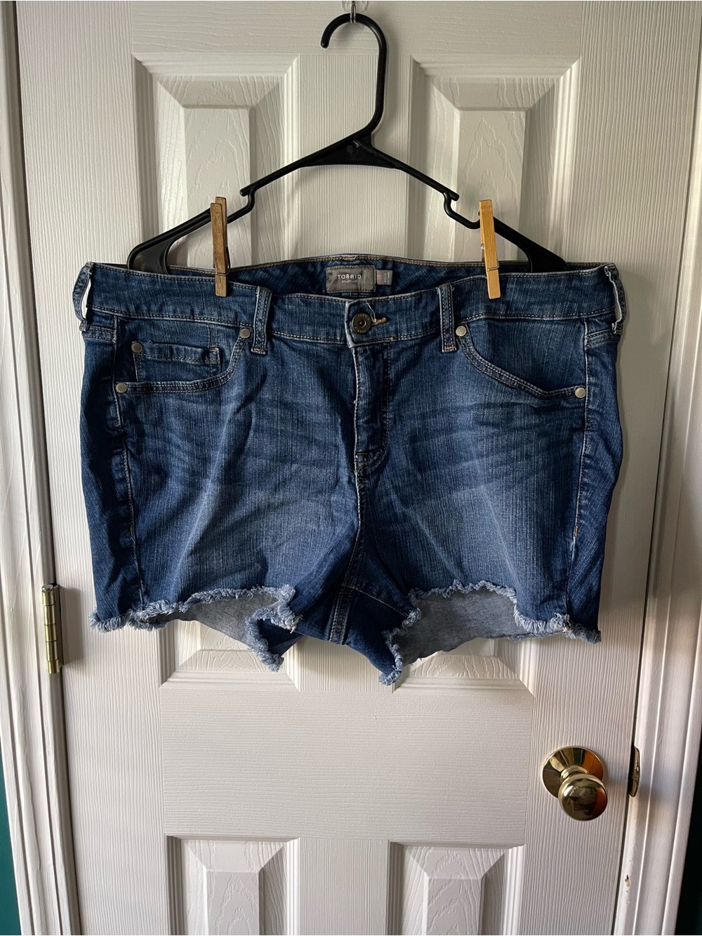 torrid Dark Blue Denim Jean Shorts
